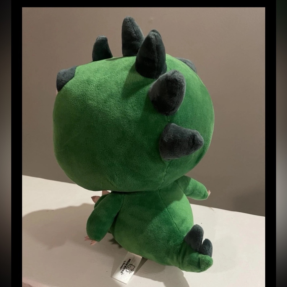 Hello Kitty Green Dinosaur Plush 12” Sanrio Fiesta Stuffed Animal NWOT - Picture 4 of 5